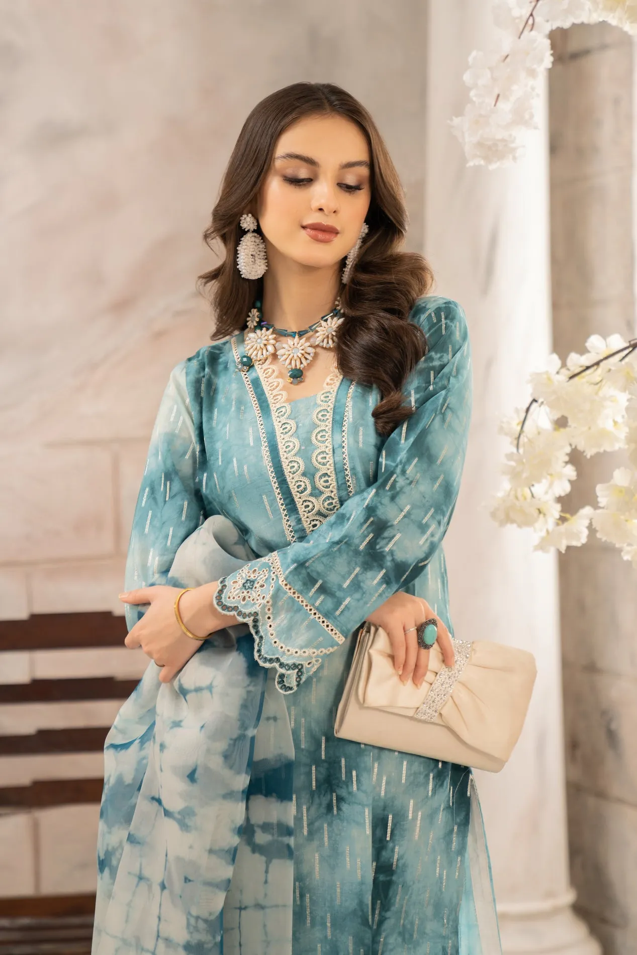 3PC LAWN DRESS BY AABPARA 10