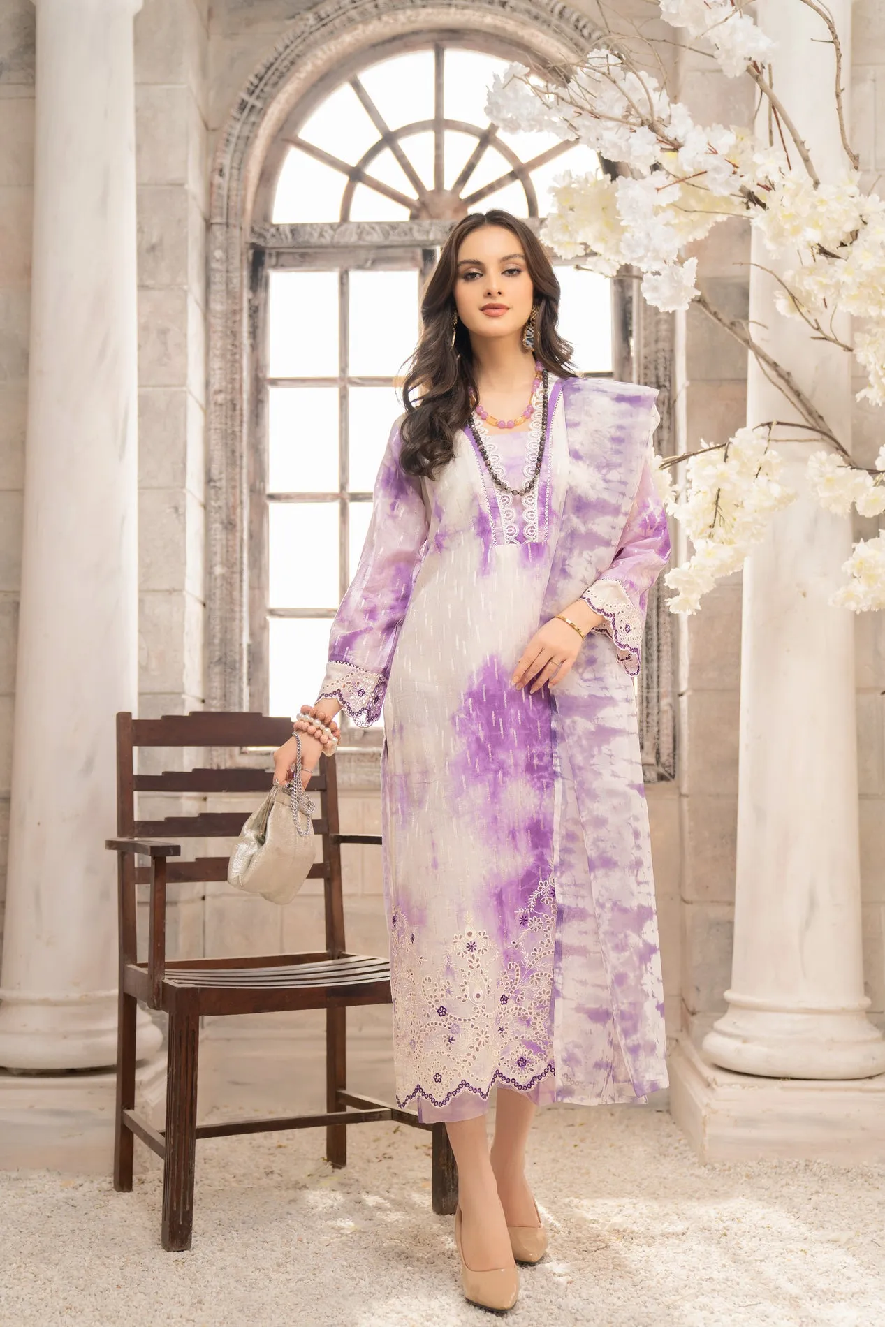 3PC LAWN DRESS BY AABPARA 11