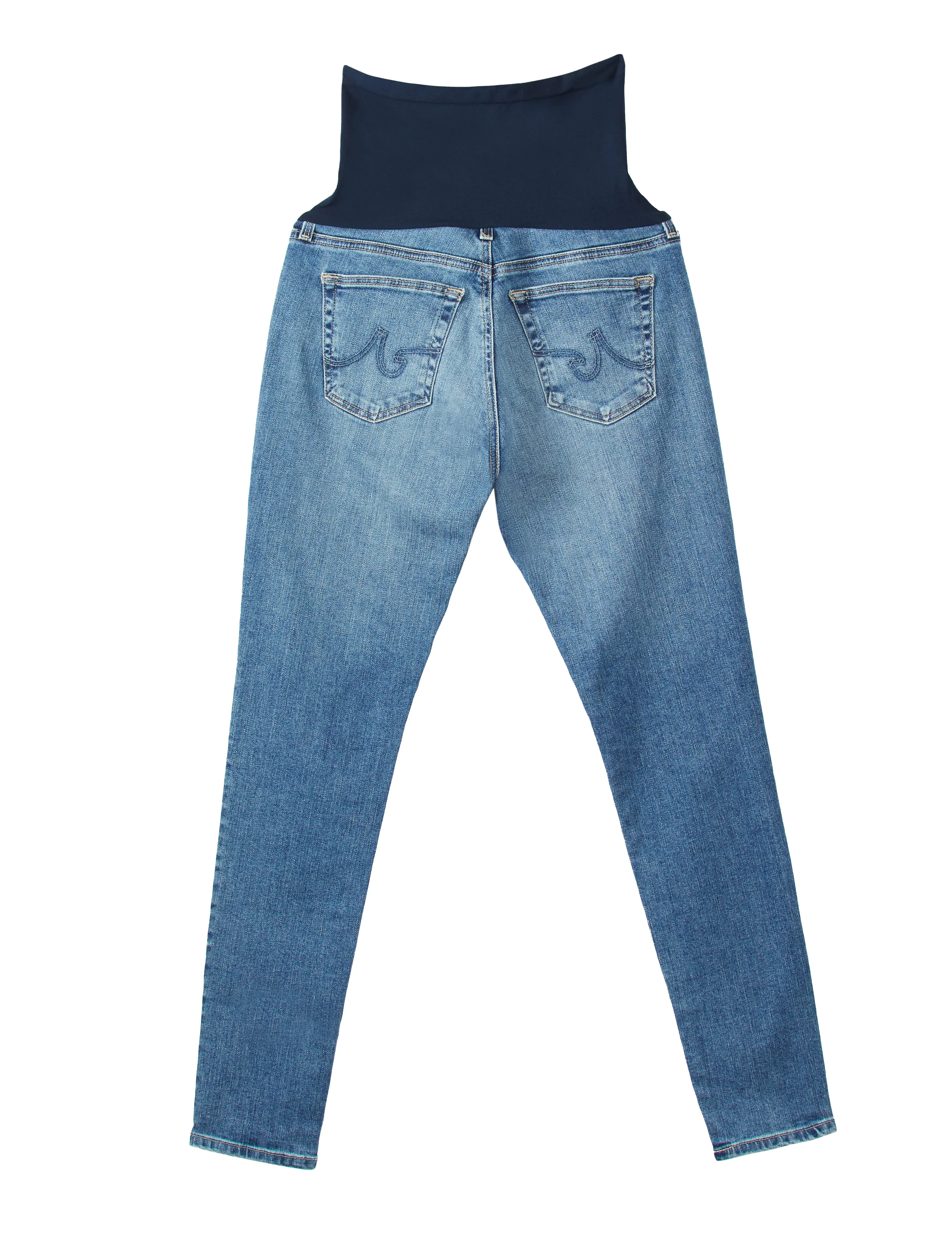 Ag Secret Fit Belly Skinny Leg Maternity Denim Leggings in Medium Wash