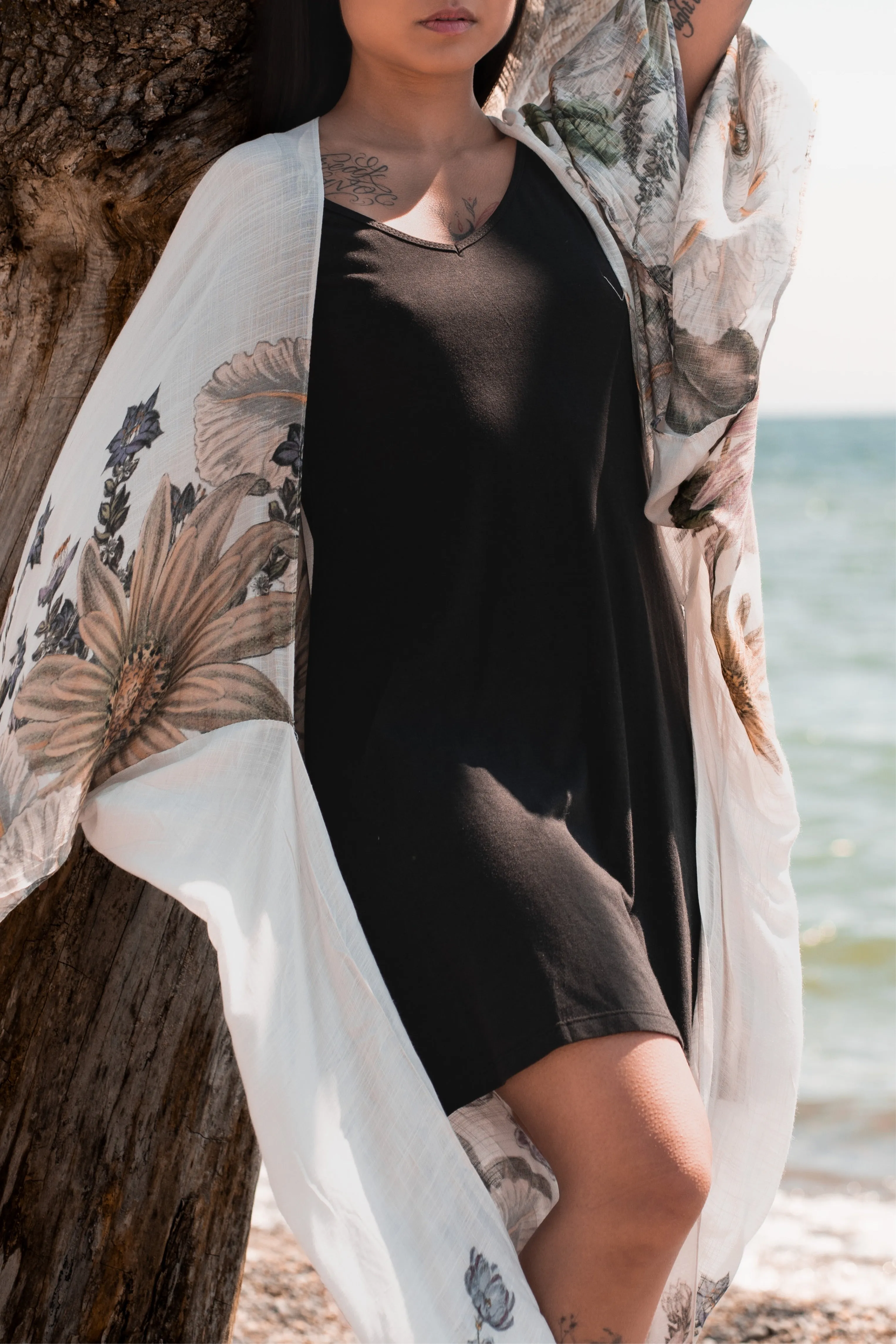 Bamboo Basic Black Dress