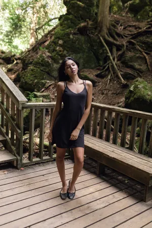 Bamboo Basic Black Dress