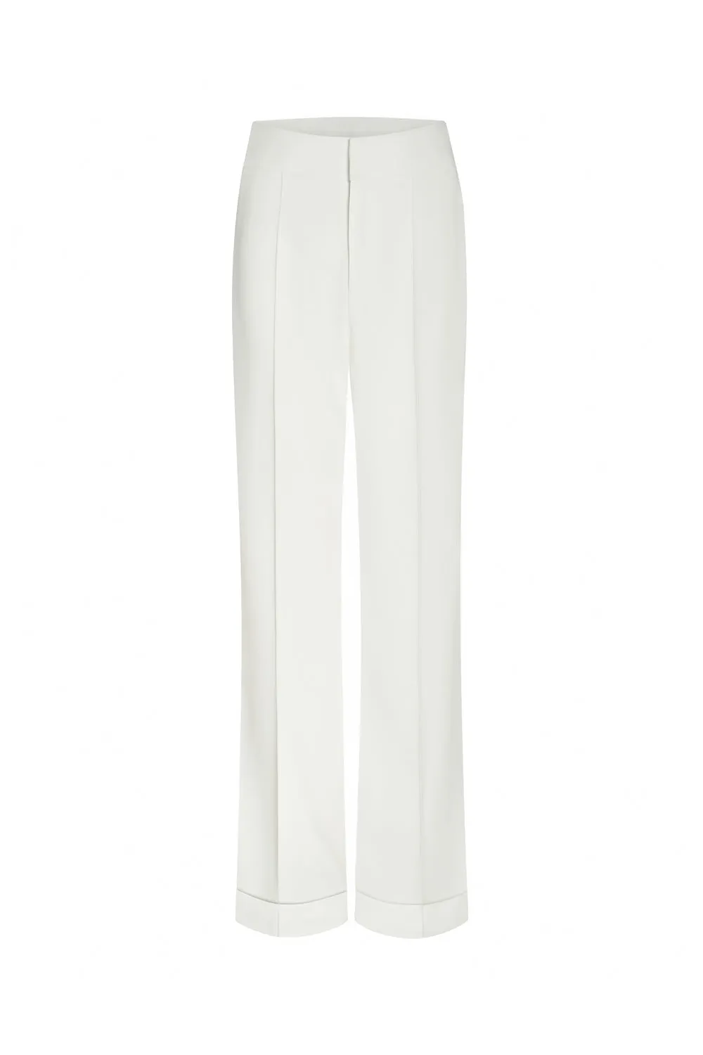 Bianca Straight Ribbed Twill Floor Length Pants