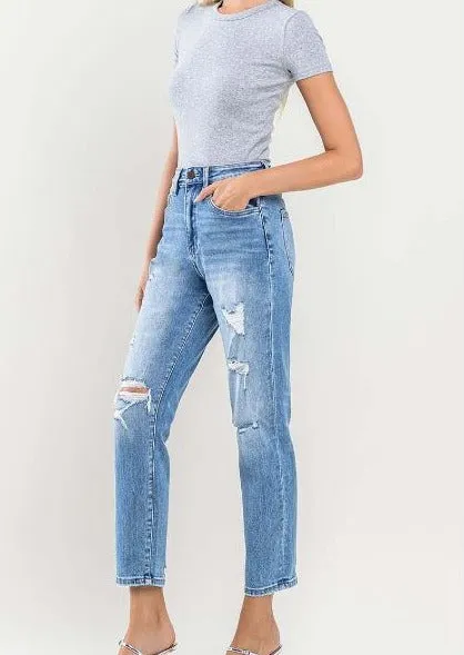 Debra Stretch Mom Jeans