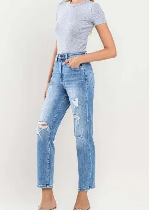 Debra Stretch Mom Jeans