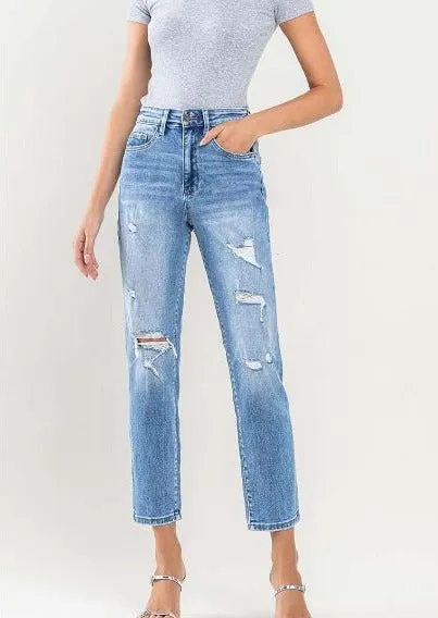 Debra Stretch Mom Jeans