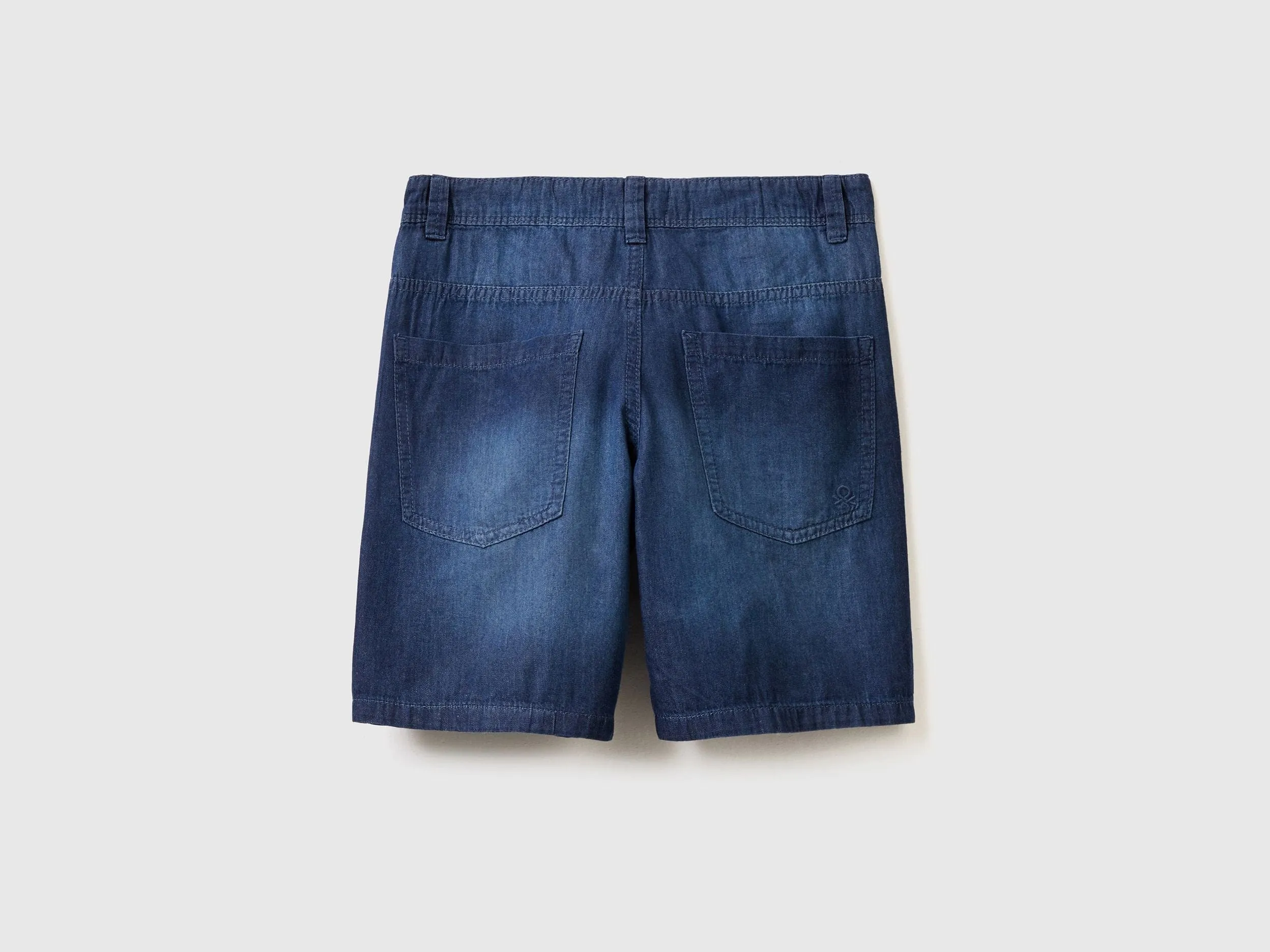 Denim look bermudas