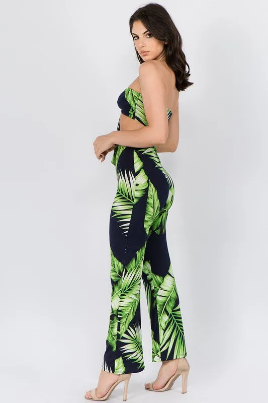 Esmeralda Tropical Pants Set