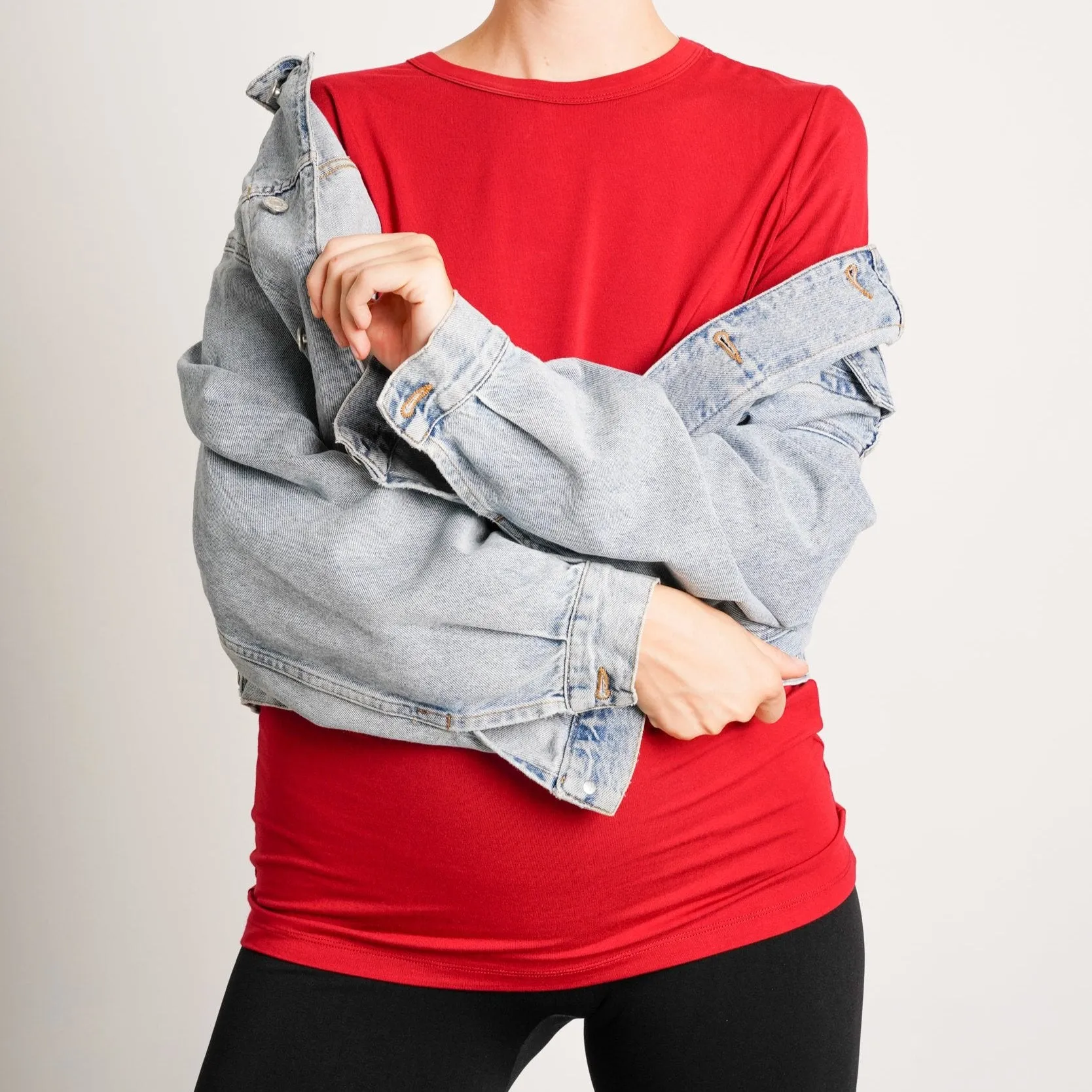 Liv Long Sleeve Crew Neck Tee