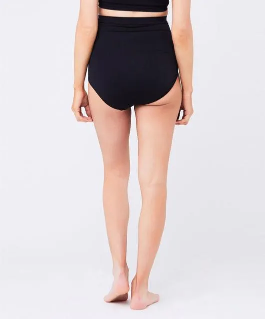 Maternity Seamless Brief - Black & Natural