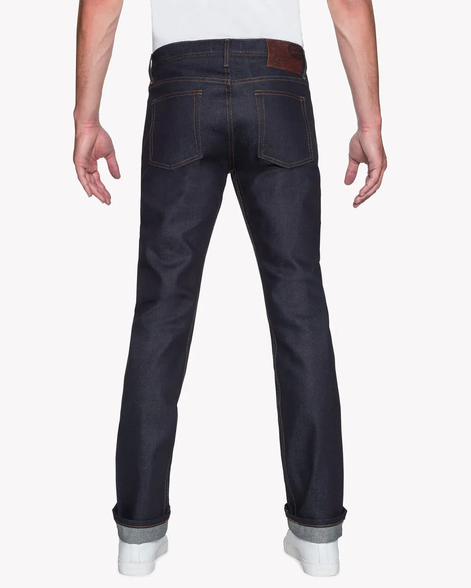 Naked & Famous Denim Weird Guy Regular Tapered Mens Jeans - Nightshade Stretch Selvedge