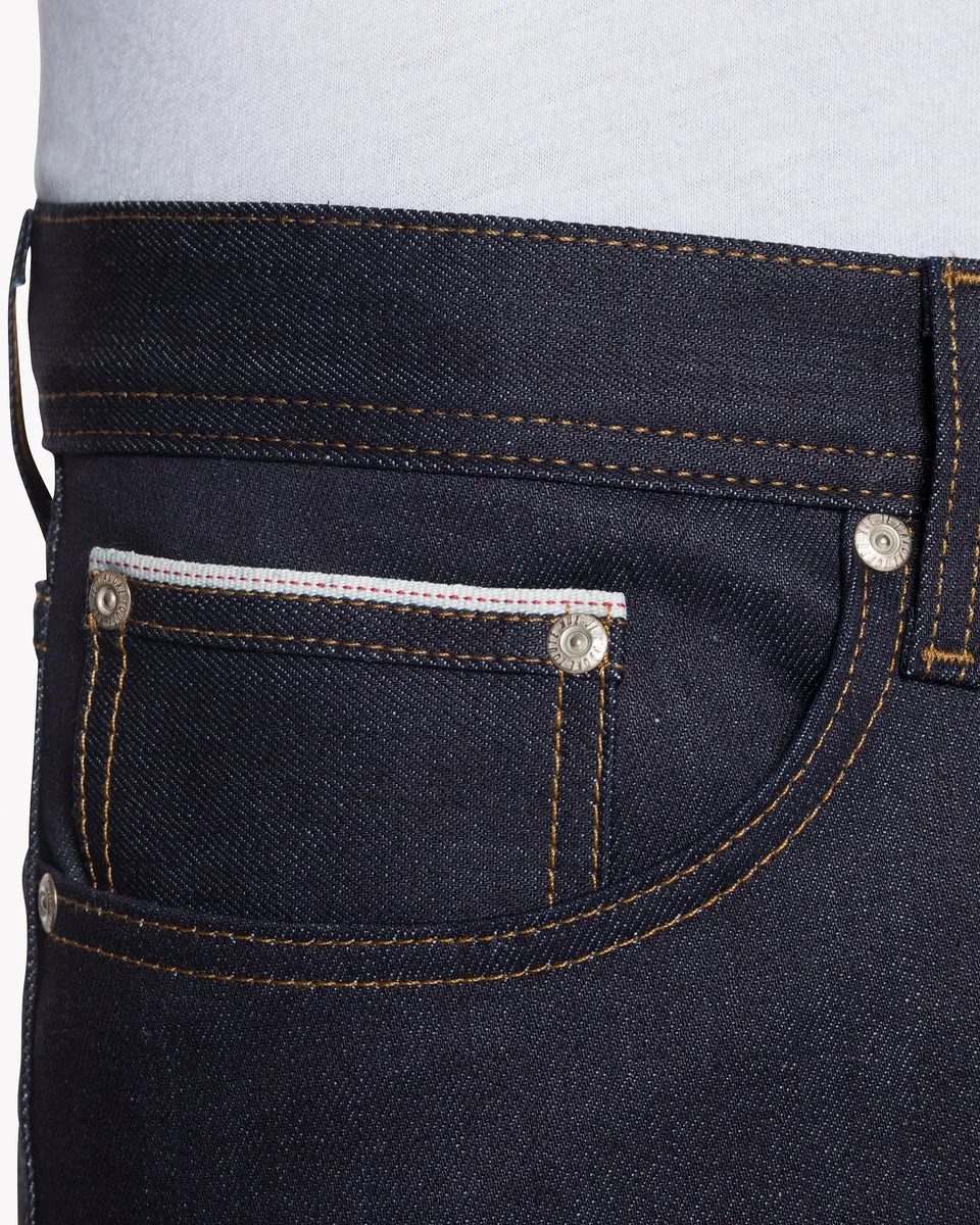 Naked & Famous Denim Weird Guy Regular Tapered Mens Jeans - Nightshade Stretch Selvedge