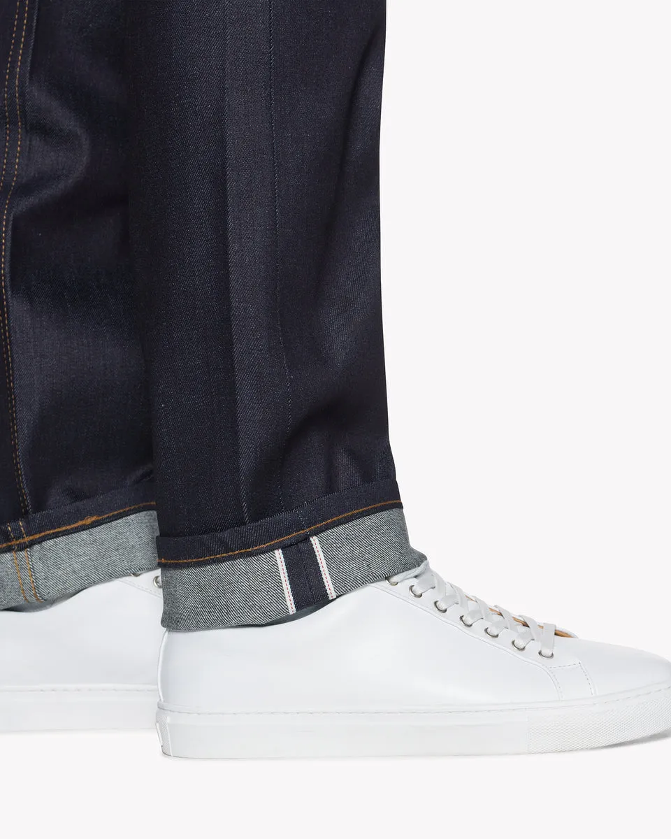 Naked & Famous Denim Weird Guy Regular Tapered Mens Jeans - Nightshade Stretch Selvedge