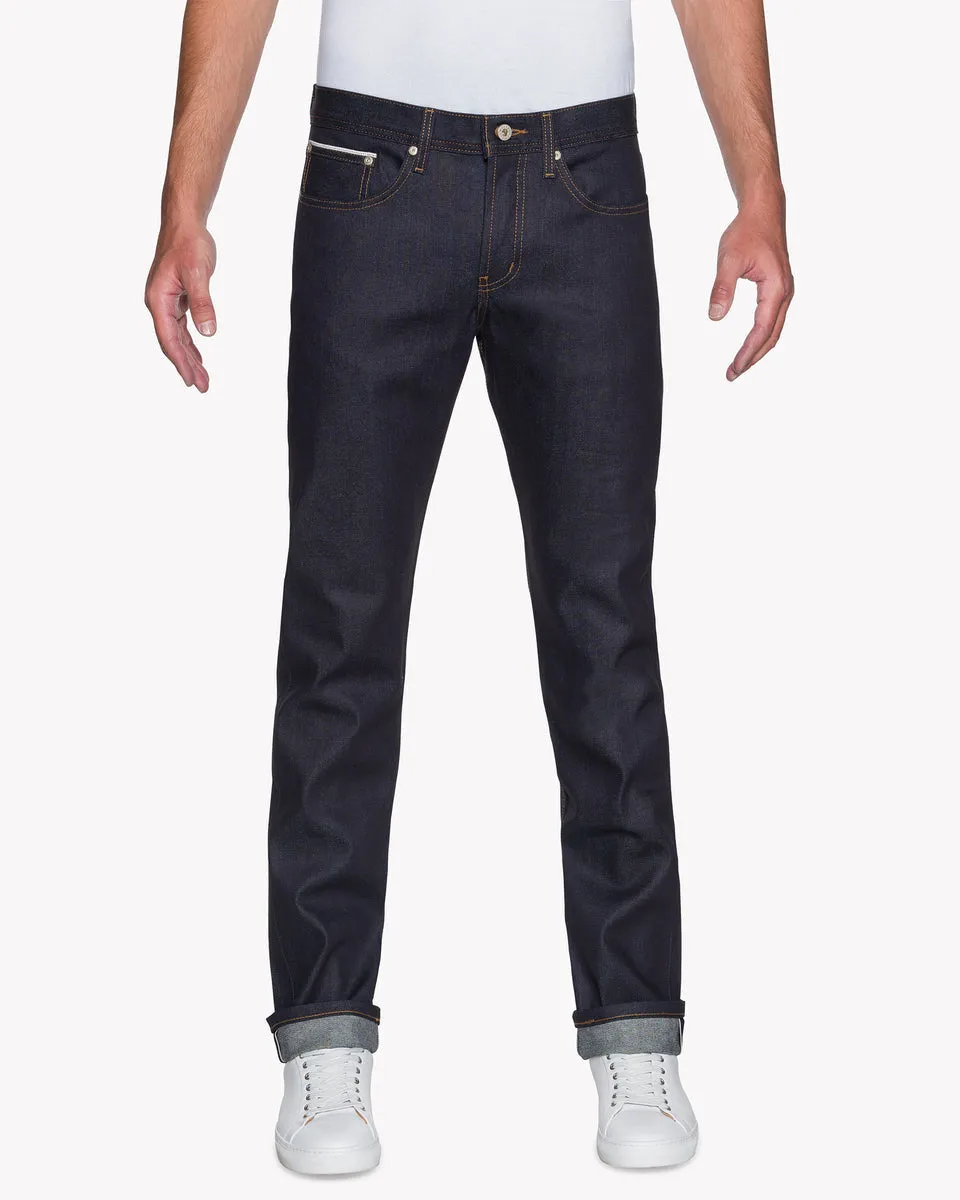 Naked & Famous Denim Weird Guy Regular Tapered Mens Jeans - Nightshade Stretch Selvedge