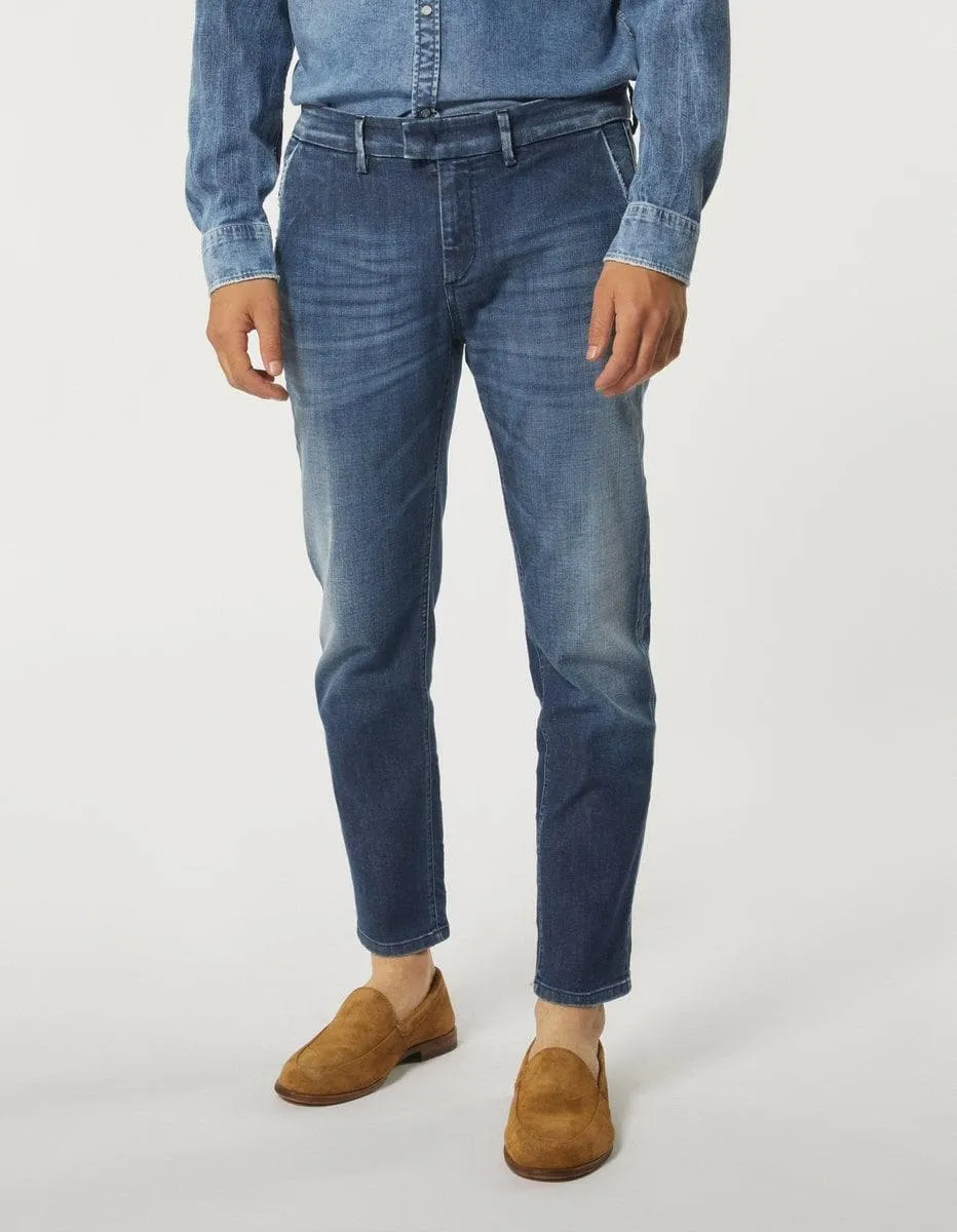Pantaloni pablo regular in denim stretch