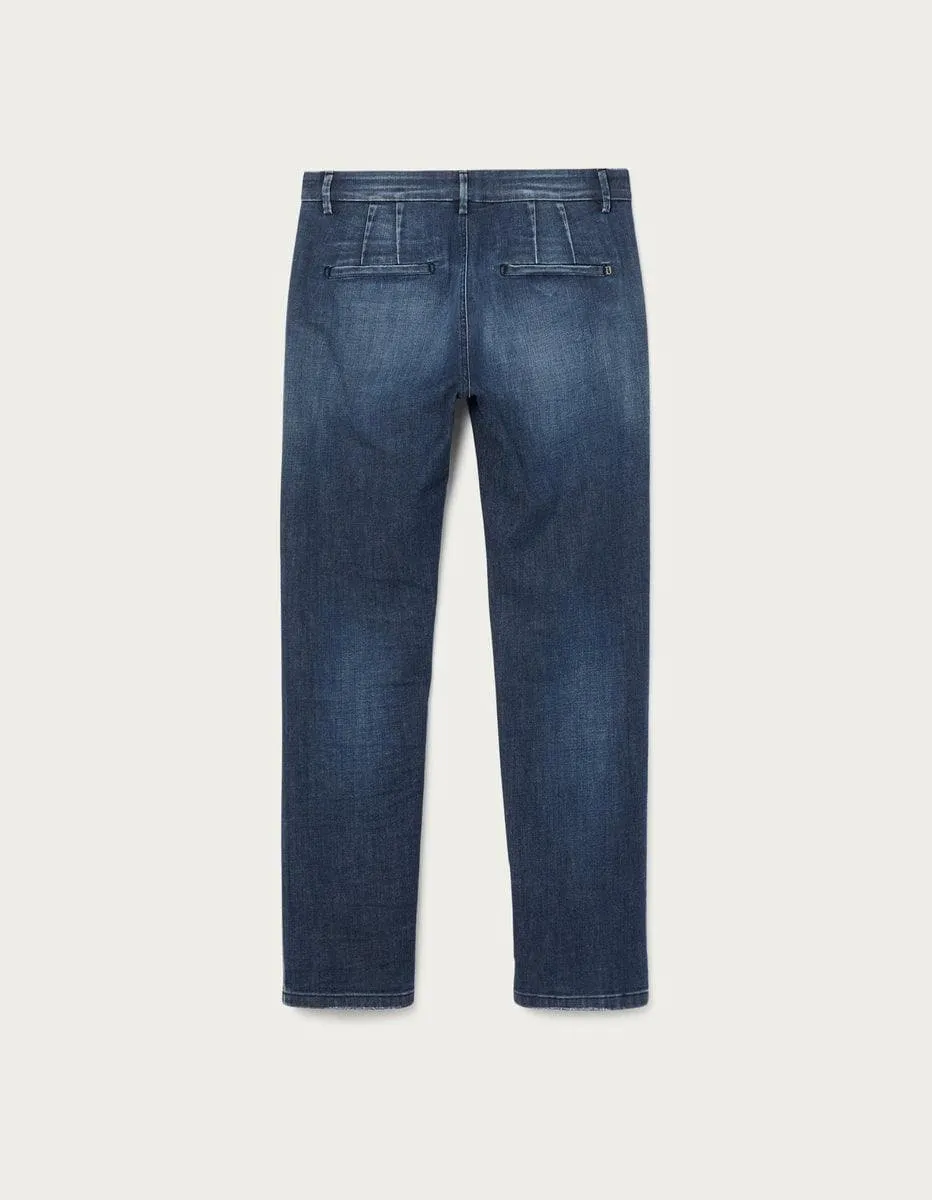 Pantaloni pablo regular in denim stretch