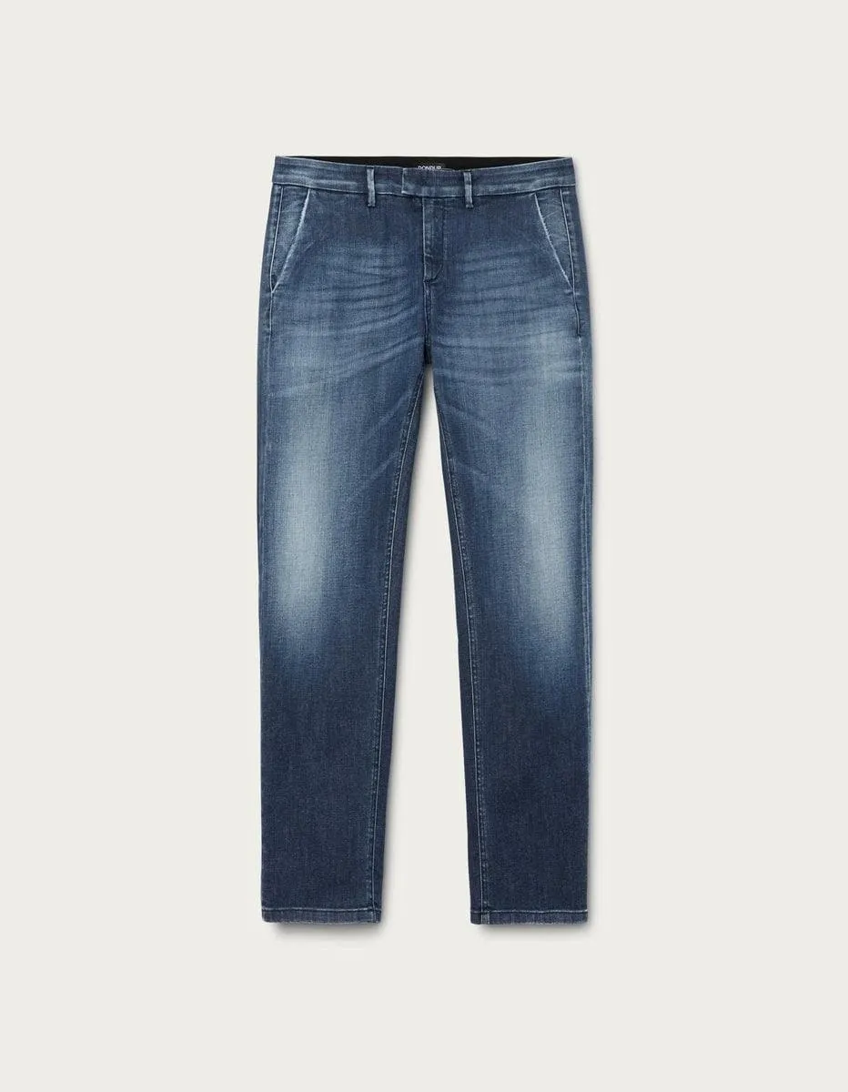 Pantaloni pablo regular in denim stretch
