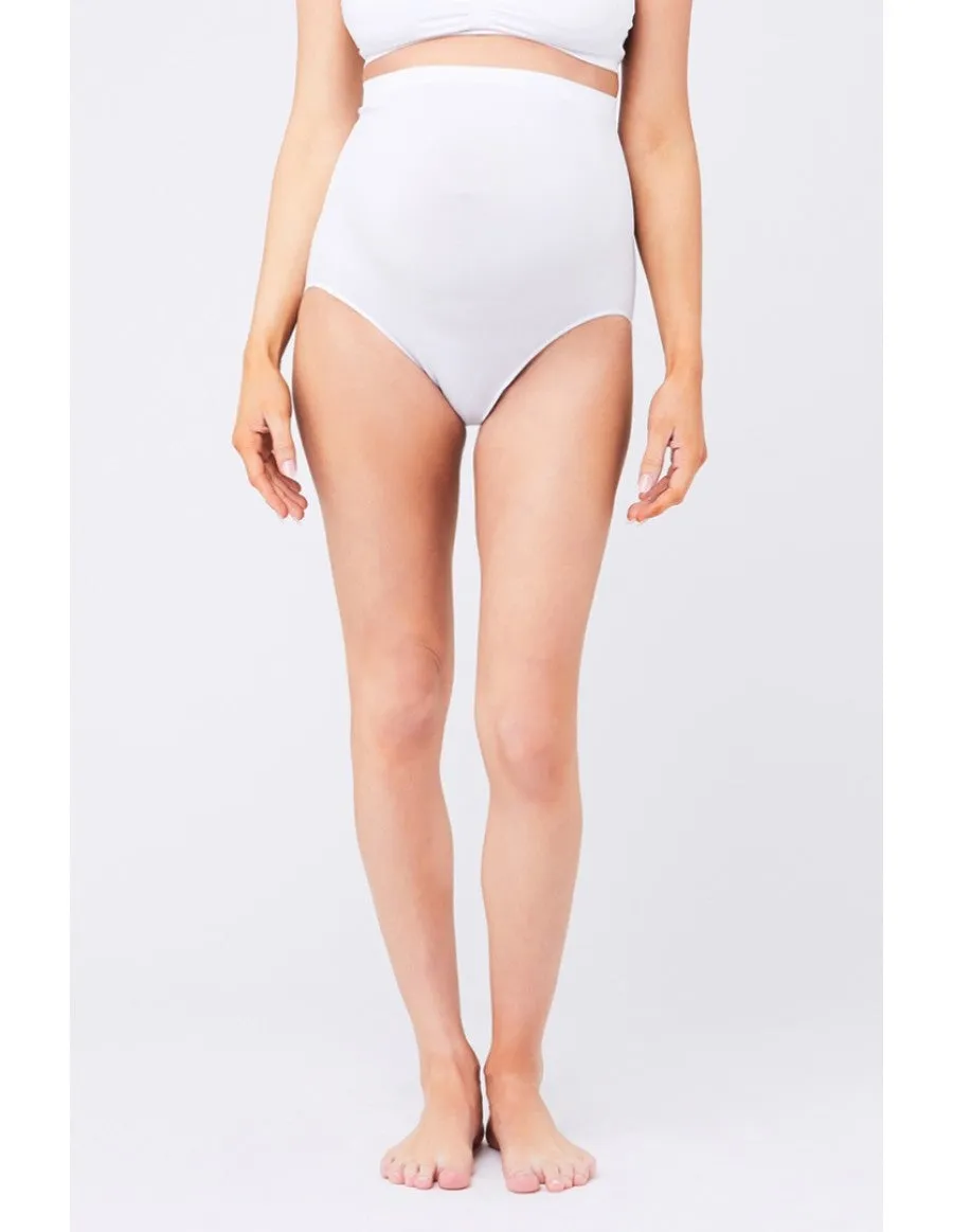 Seamless Maternity Brief (White)