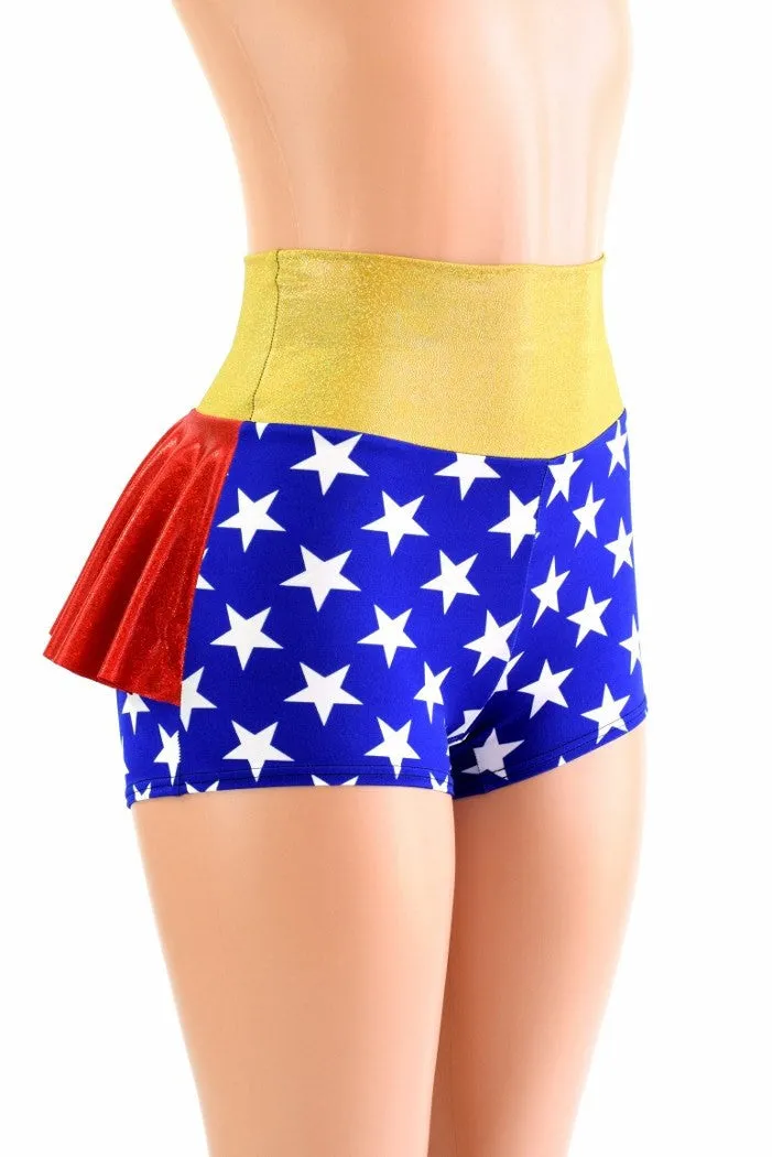 Super Hero Ruffle Rump Shorts