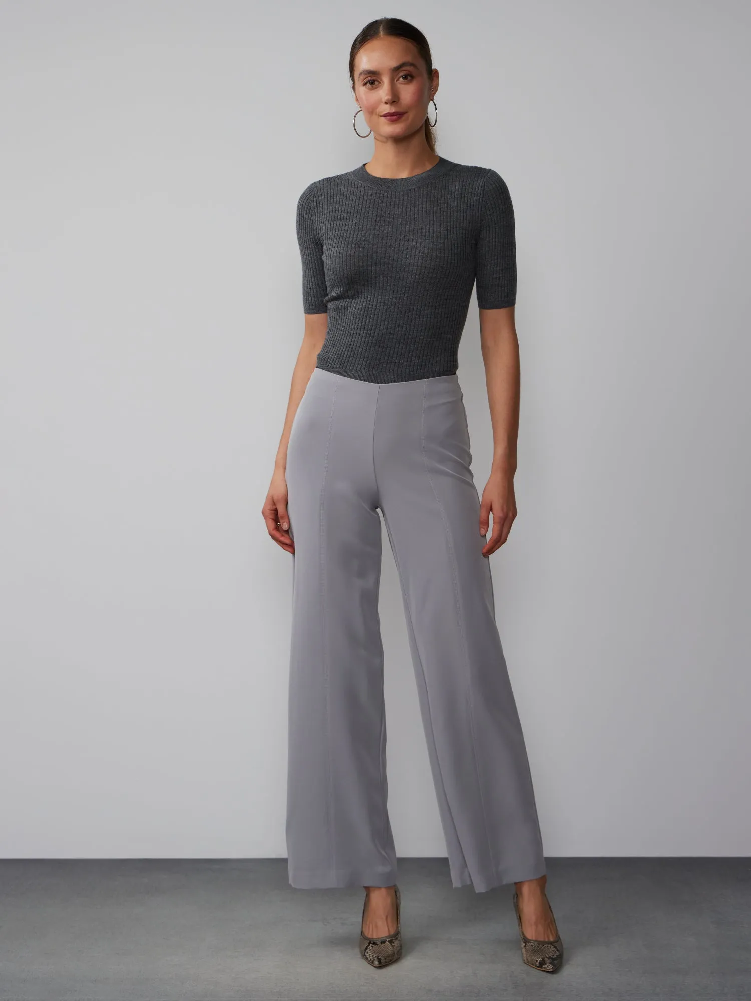 Tall Fit To Flatter Flared Seamed Pant
