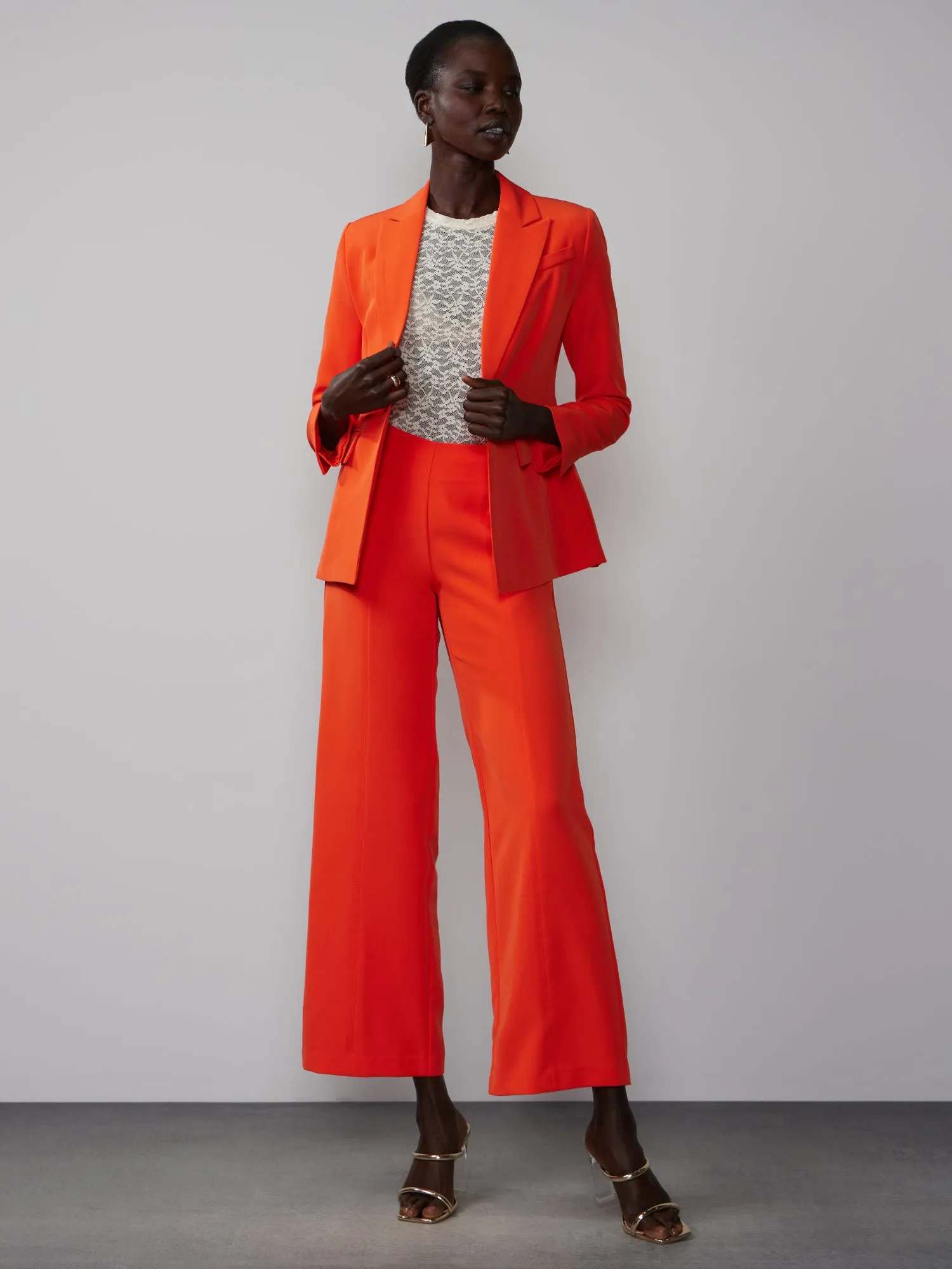 Tall Fit To Flatter Flared Seamed Pant