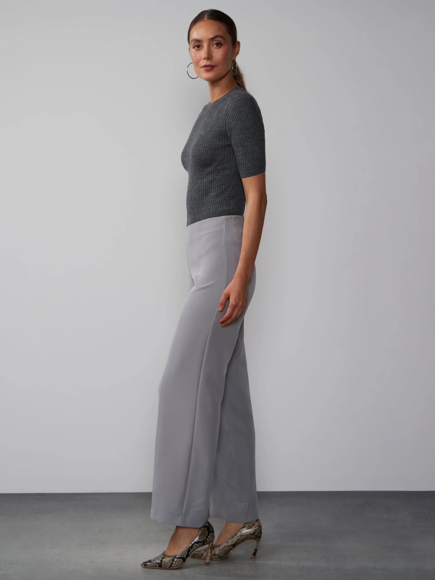 Tall Fit To Flatter Flared Seamed Pant