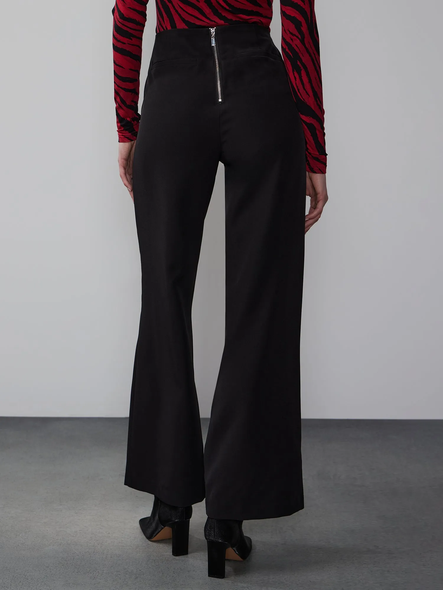 Tall Fit To Flatter Flared Seamed Pant